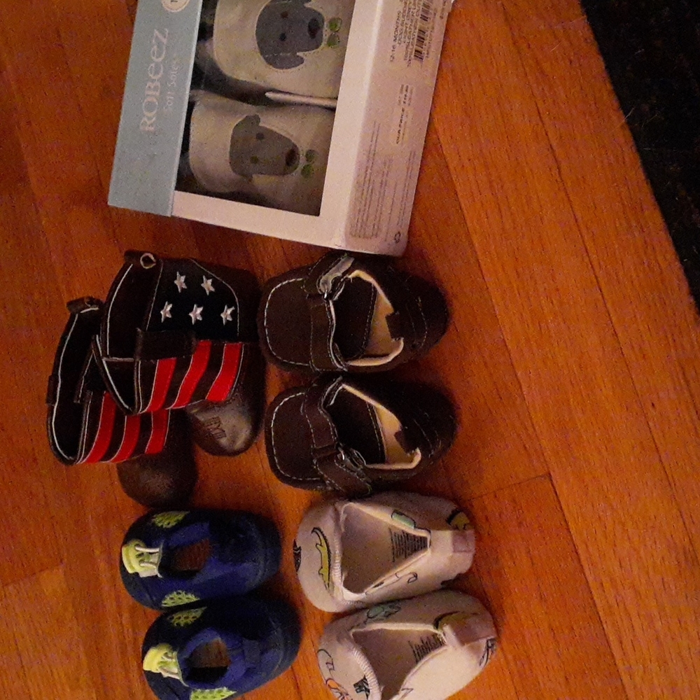5 Pairs of Baby Soft Sole Shoes/Boots/Swim Shoes